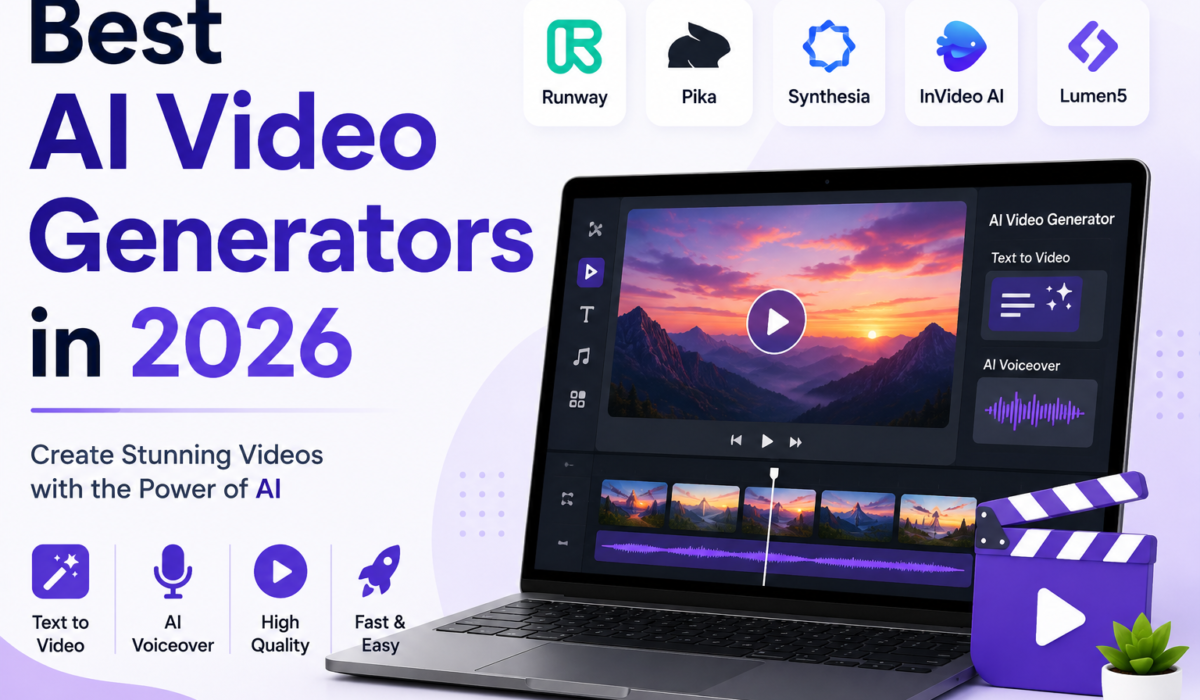 Best AI Video Generators in 2026: Create Professional Videos Without Editing Skills