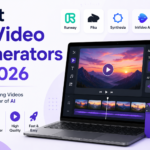 Best AI Video Generators in 2026 featuring popular AI video creation tools like Runway, Pika, Synthesia, InVideo AI, and Lumen5 for text-to-video, AI voiceovers, and video editing.