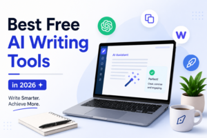 Best Free AI Writing Tools in 2026 – Modern AI writing assistant tools helping students, bloggers, marketers, and professionals create high-quality content faster.