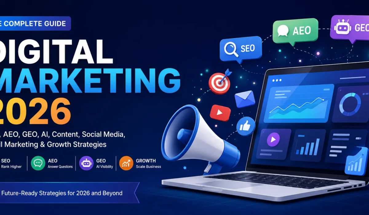 Digital Marketing 2026: The Ultimate SEO, AEO & GEO Guide
