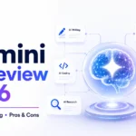 Gemini AI Review 2026 featuring AI writing, coding, research and productivity features